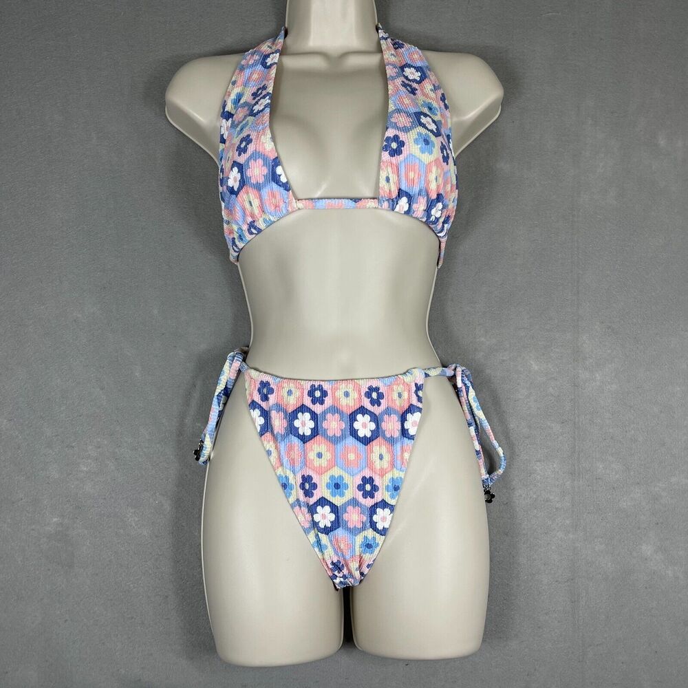 Blackbough Bille Angel 2 Piece Bikini Swimsuit Size Top 2XL Bottom L